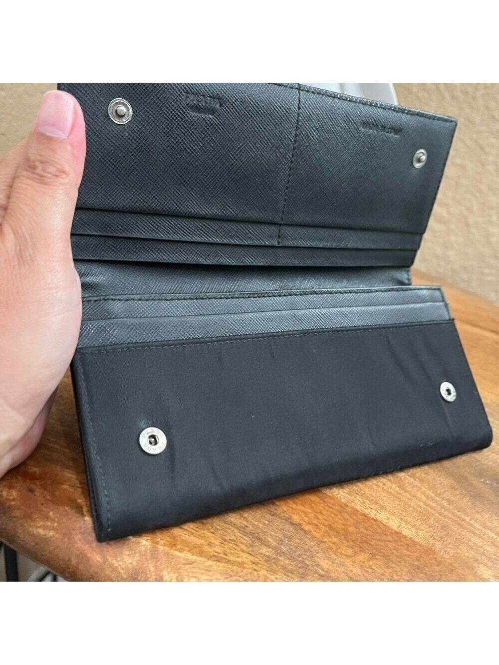 PRADA BIFOLD NYLON WALLET - Picture 9 of 15
